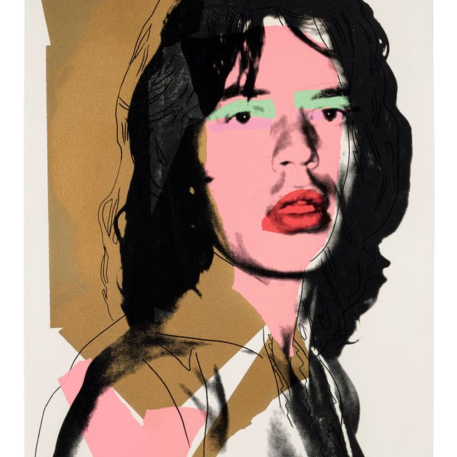 Andy Warhol — Мик Джаггер : один отпечаток