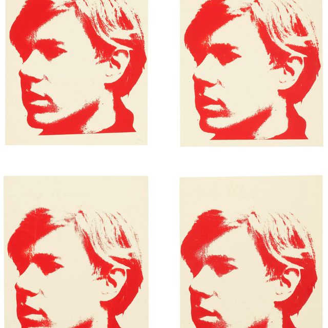 Andy Warhol — Автопортрет [Четыре работы]