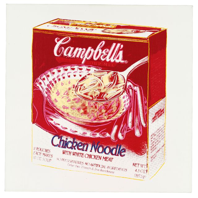Andy Warhol — Коробка для куриного супа с лапшой Campbell's
