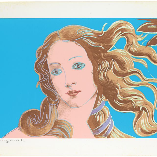 Andy Warhol — Детали картин эпохи Возрождения (Сандро Боттичелли, "Рождение Венеры")