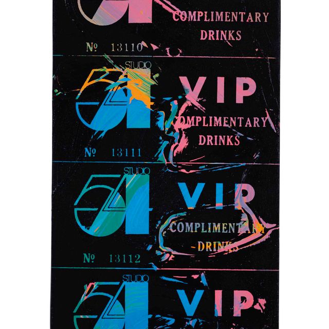 Andy Warhol — VIP-билет - Студия 54