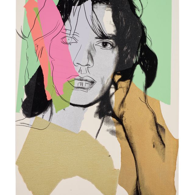 Andy Warhol — Мик Джаггер : один отпечаток