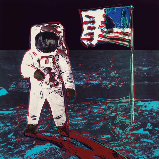 Andy Warhol — Лунная походка: одна тарелка