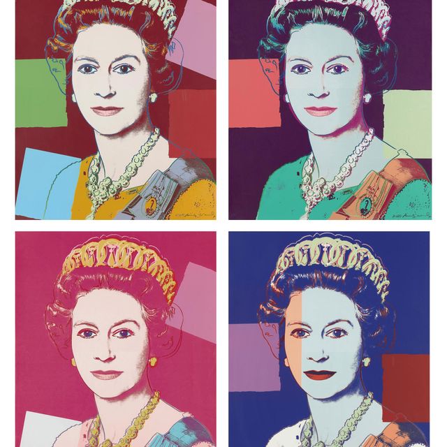 Andy Warhol — Королева Елизавета II, от: Reinging Queens (Королевское издание) (F. & S. II.334-337A)