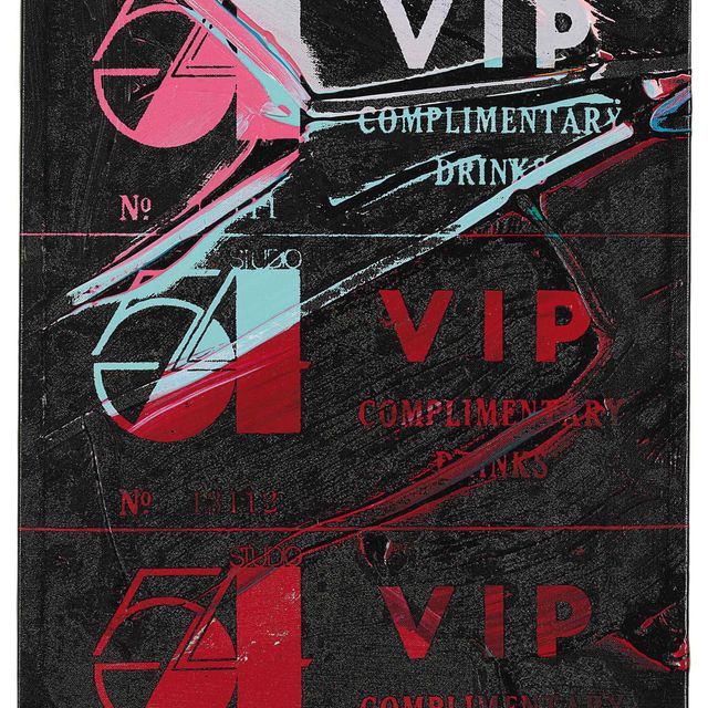 Andy Warhol — VIP-билет (студия 54)