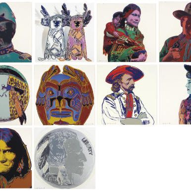 Andy Warhol — Ковбои и индейцы (F. & S. 373-86)