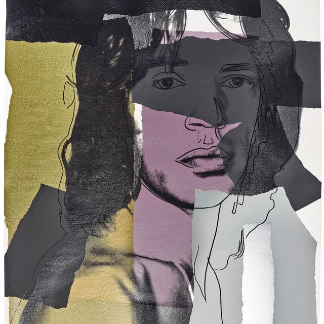 Andy Warhol — Мик Джаггер : Один отпечаток