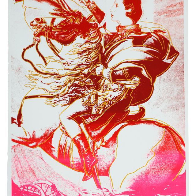 Andy Warhol — Диана Вриланд Безудержная (в честь Жака Луи Давида, Наполеона в Сенбернаре)