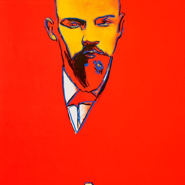 Andy Warhol — Красный Ленин