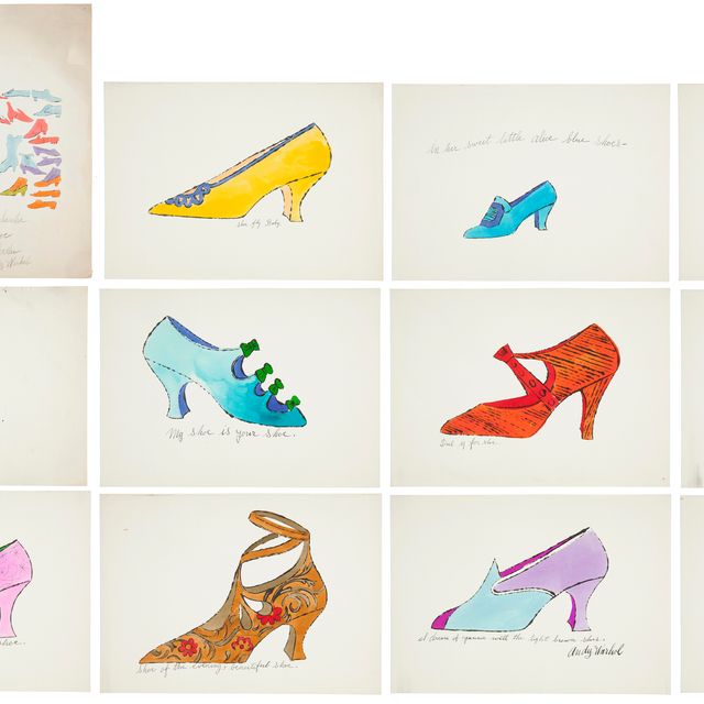 Andy Warhol — Для проверки качества обуви (см. F. & S. IV.69, 70A, 72B, 73A, 76, 77A, 78B, 79B, 80, 81A и 84)