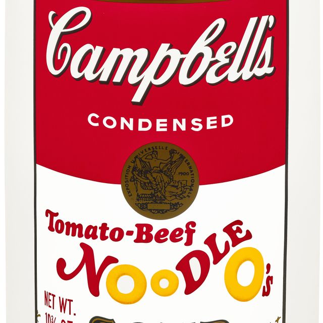 Andy Warhol — Томатно-говяжья лапша O's, от Campbell's Soup II