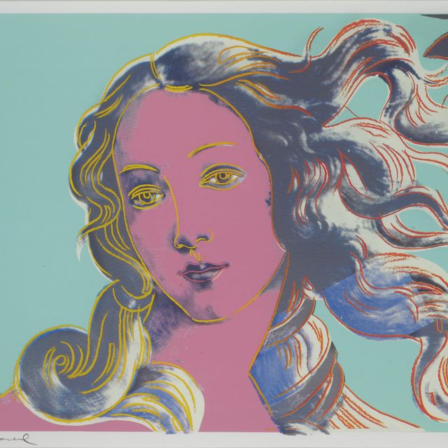 Andy Warhol — Детали картин эпохи Возрождения (Сандро Боттичелли, "Рождение Венеры") : одна пластина (см. F. & S. IIB.316-319)