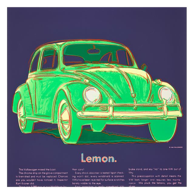 Andy Warhol — Volkswagen, из рекламы