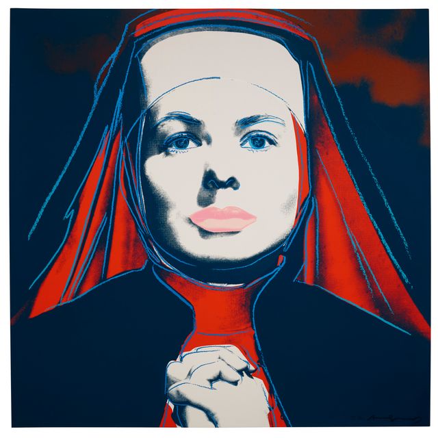Andy Warhol — "Монахиня" от Ингрид Бергман