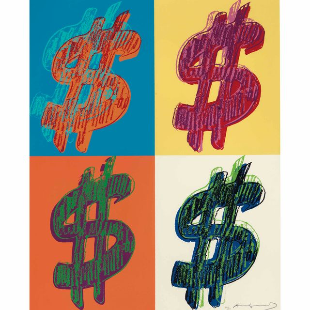 Andy Warhol — $ (Квадрант) : одна тарелка