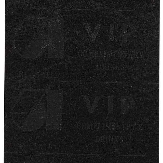 Andy Warhol — VIP-билет - Студия 54