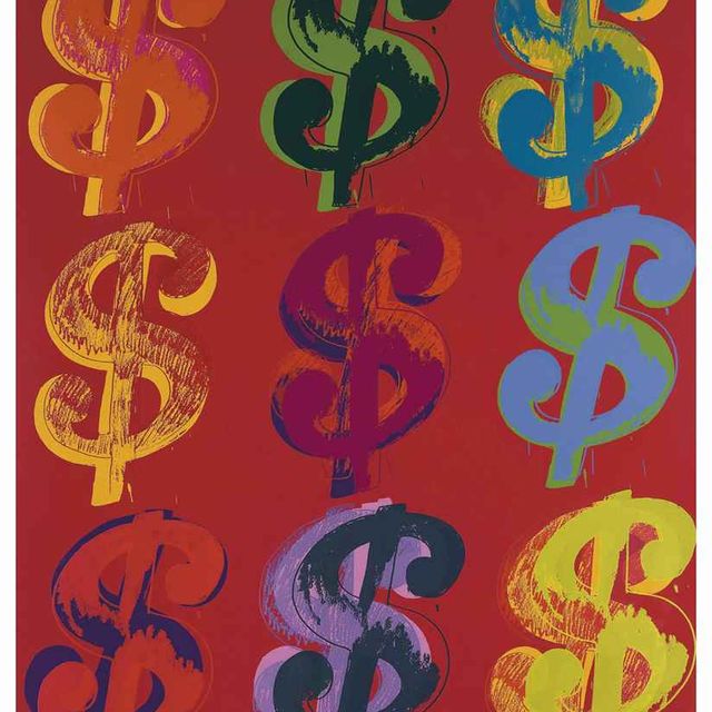 Andy Warhol — $ (9) (F. & S. IIA.285-286)