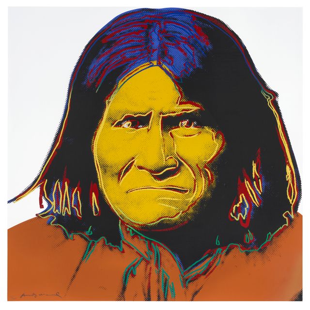 Andy Warhol — Джеронимо из "Ковбоев и индейцев"