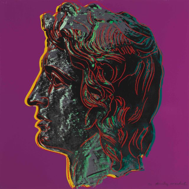 Andy Warhol — Александр Македонский : одна тарелка