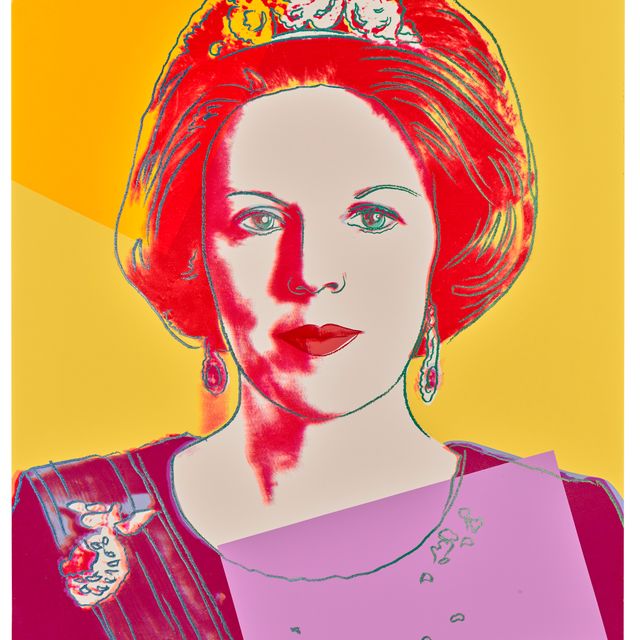 Andy Warhol — Королева Нидерландов Беатрикс, от: Reinging Queens (Королевское издание)