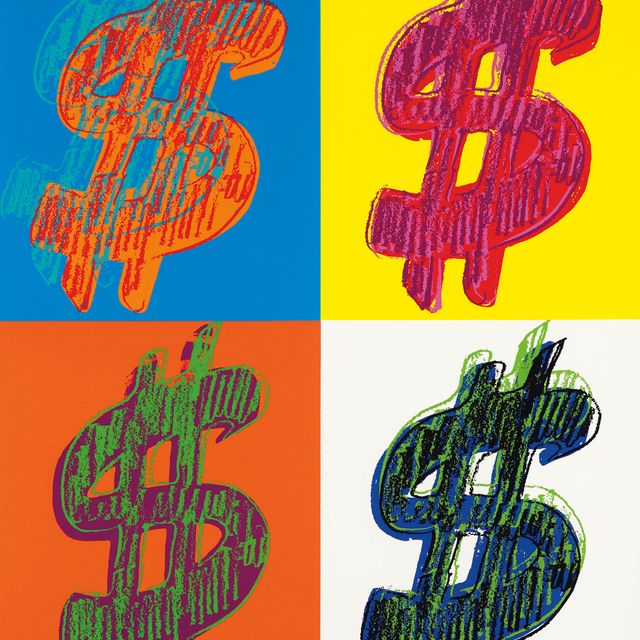 Andy Warhol — $ (квадрант) (см. F. & S. II.284)