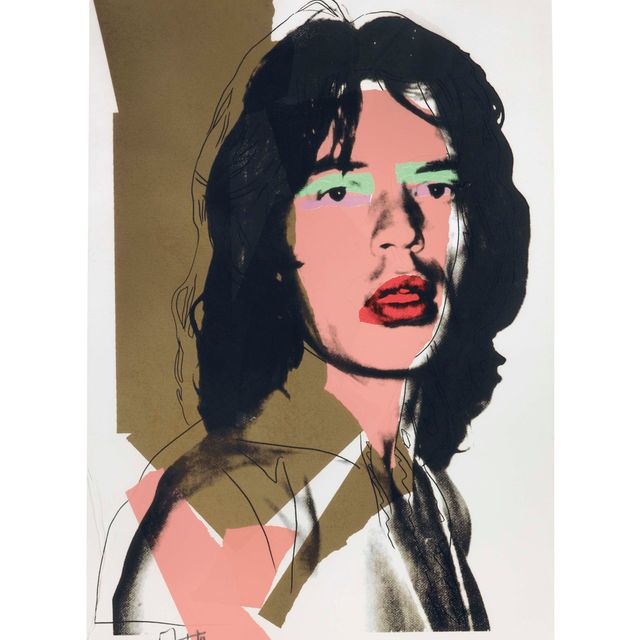 Andy Warhol — Мик Джаггер: одна тарелка