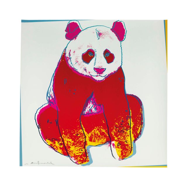 Andy Warhol — Гигантская панда, принадлежащая к вымирающему виду