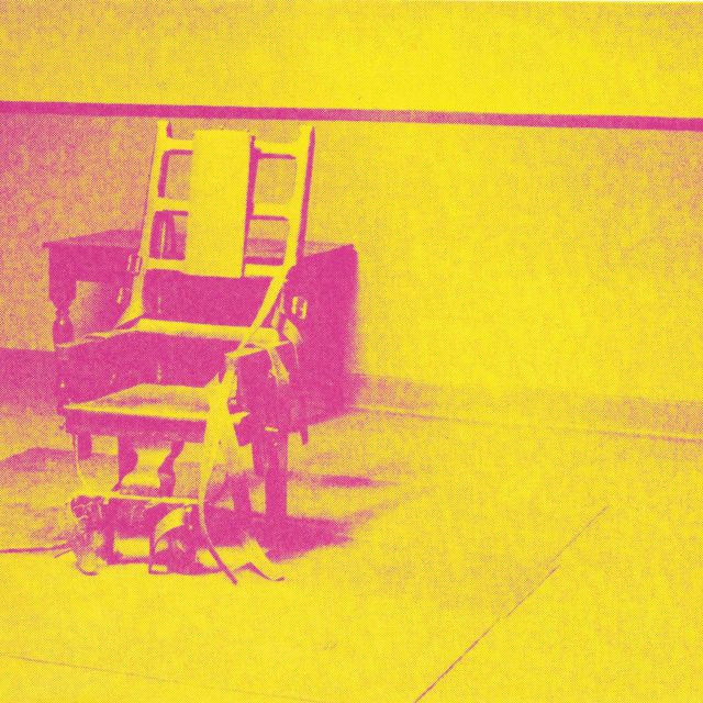 Andy Warhol — Электрический стул: одна тарелка