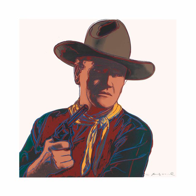 Andy Warhol — Джон Уэйн из "Ковбоев и индейцев"