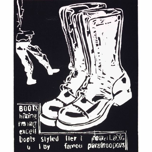 Andy Warhol — Ботинки десантника (отрицательные)