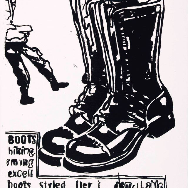 Andy Warhol — Ботинки десантника (положительные)