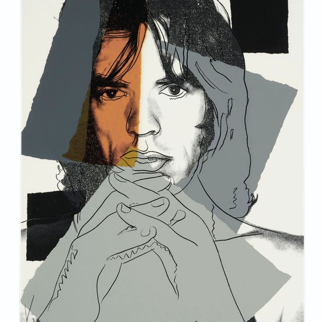 Andy Warhol — Мик Джаггер : один отпечаток