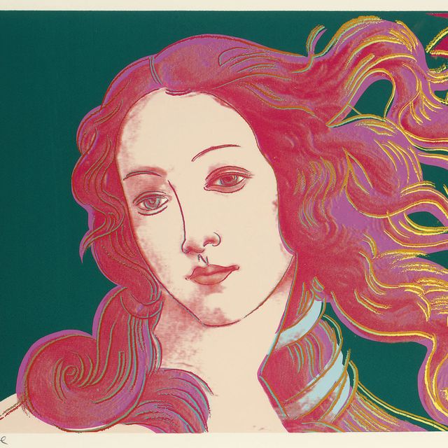 Andy Warhol — Детали картин эпохи Возрождения: Сандро Боттичелли, "Рождение Венеры", 1482 : одна пластина (F. & S. 316)