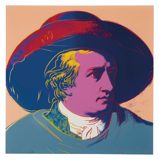 Andy Warhol — Гете: один отпечаток
