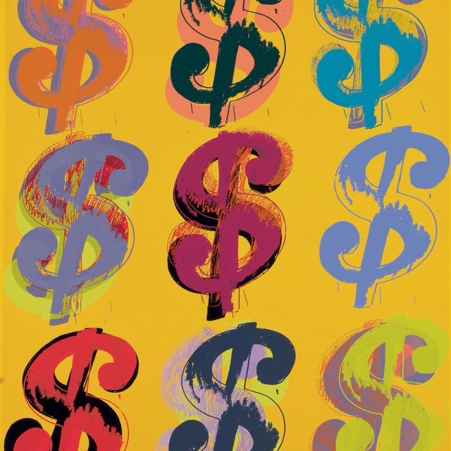 Andy Warhol — $(9) : одна тарелка (см. F. & S. II.285-286)