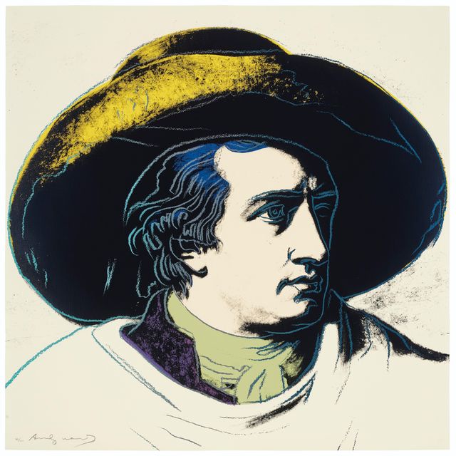 Andy Warhol — Гете: один отпечаток