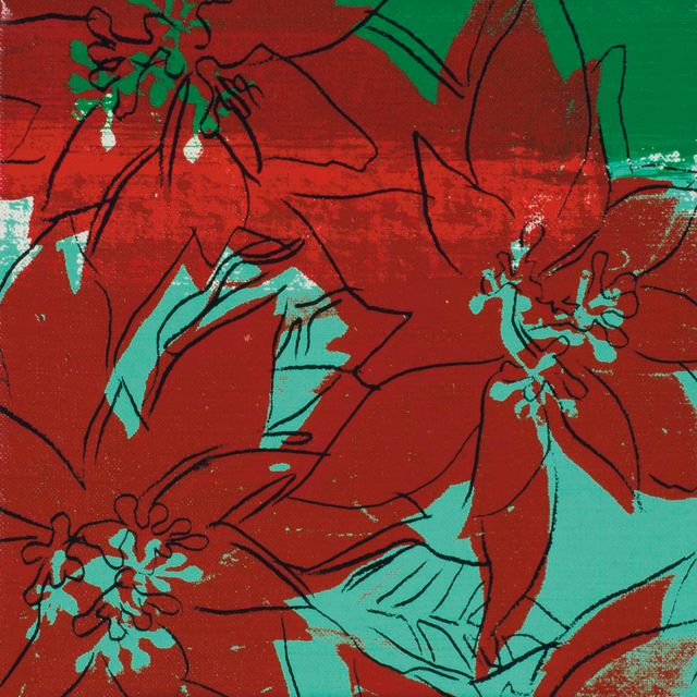 Andy Warhol — Пуансеттии