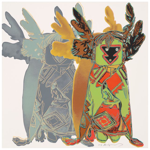 Andy Warhol — Куклы Качина, от: Ковбои и индейцы