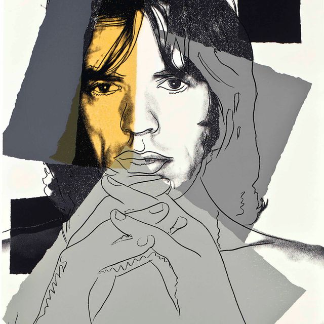 Andy Warhol — Мик Джаггер: одна тарелка