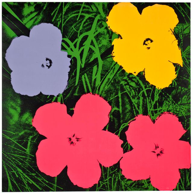 Andy Warhol — Цветы: одна тарелка