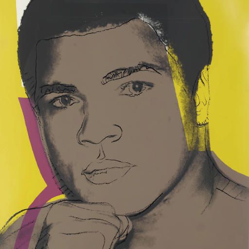 Andy Warhol — Мухаммед Али: Одна тарелка от Мухаммеда Али (F. & S. 182)