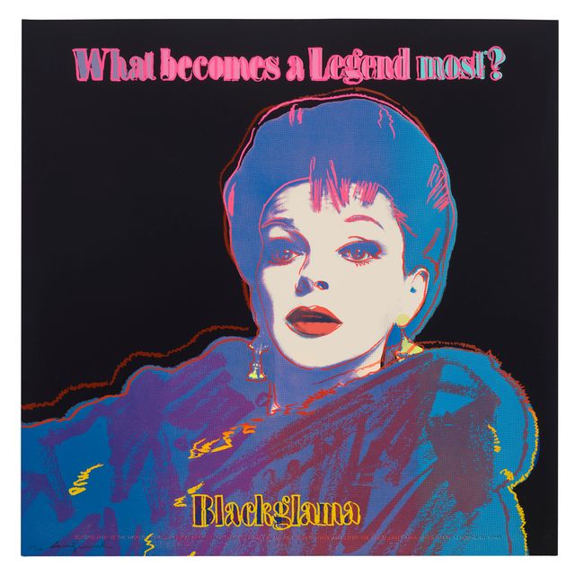 Andy Warhol — Черная Глама (Джуди Гарленд), из рекламы