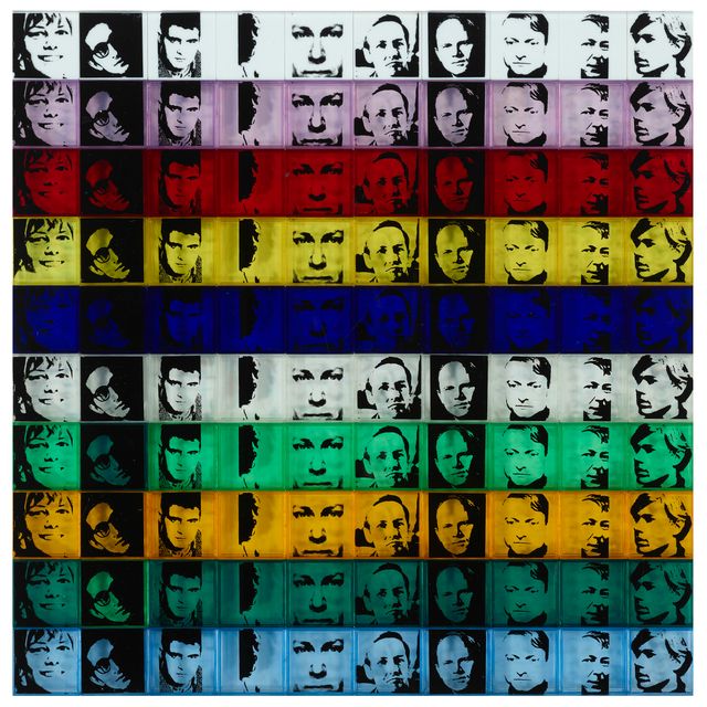 Andy Warhol — Портреты художников, из десяти, выполненных Лео Кастелли