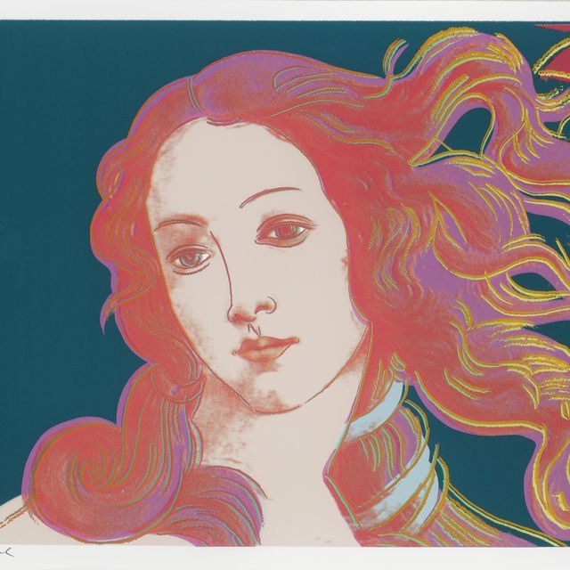 Andy Warhol — Детали картин эпохи Возрождения (Сандро Боттичелли, "Рождение Венеры") : одна пластина (F. & S. II.316)