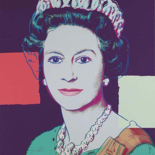 Andy Warhol — Королева Соединенного Королевства Елизавета II, от правящих королев (F. & S. 335)