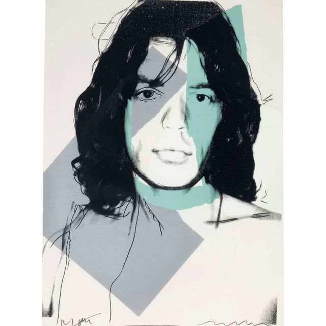 Andy Warhol — Мик Джаггер: одна тарелка