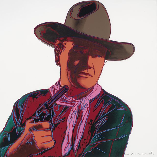 Andy Warhol — Джон Уэйн из "Ковбоев и индейцев" (F. & S. II.377)