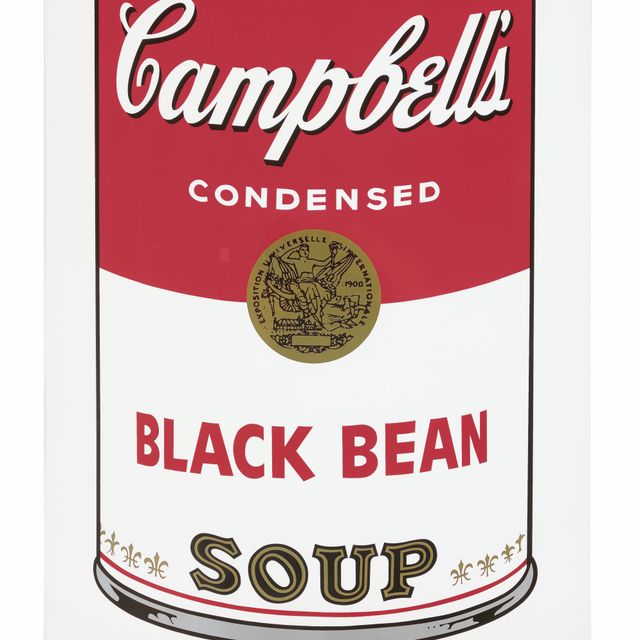 Andy Warhol — Черная фасоль из супа "Кэмпбелл", который я приготовил.