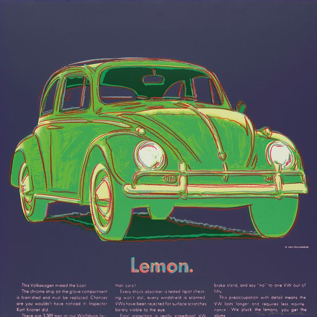 Andy Warhol — Volkswagen, из рекламы