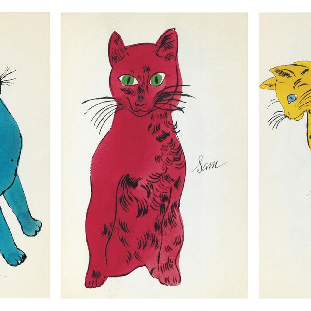 Andy Warhol — 25 кошек по имени Сэм и одна голубая киска, Энди Уорхол, Нью-Йорк, около 1954 года (Feldman & Schellman IV.52A-68A)